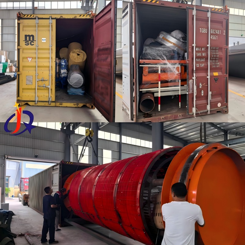 Usine complète de lavage de trommels d'or de 300 TPH expédiée en Namibie