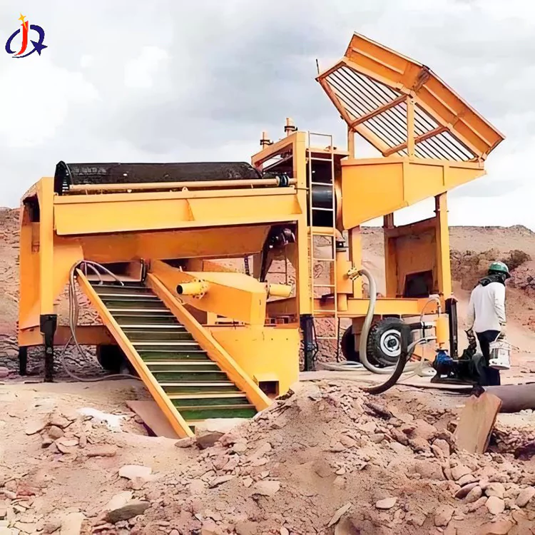 Véhicule de prospection d'or alluvial